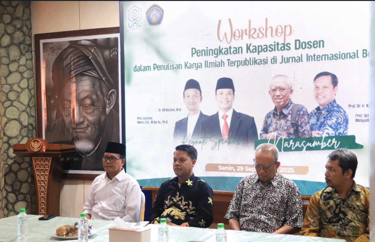 Image of Dosen UNU Pasuruan Dibekali Strategi Menembus Jurnal Internasional Bereputasi