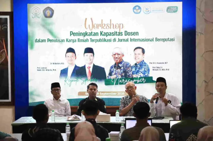 Akselerasi Publikasi Internasional, LPPM UNU Pasuruan Gelar Workshop Kolaboratif Bersama DRPM UB