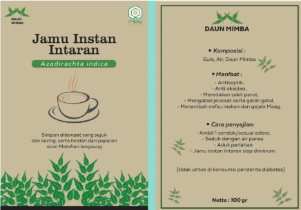 Image of ITSNU Pasuruan Kembangkan Jamu Instan Daun Mimba sebagai Inovasi Produk Unggulan Desa Jatirejo