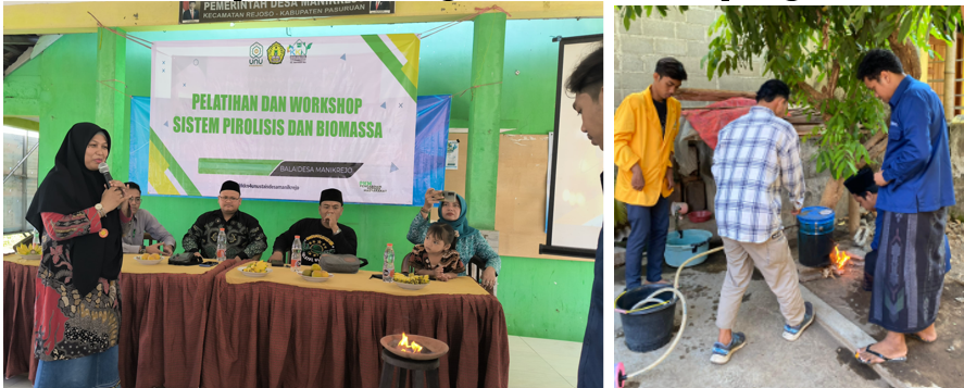 Image of Sinergi Teknologi Pirolisis–Biomassa: Solusi Pengolahan Sampah Plastik Berbasis Komunitas di Desa Manikrejo